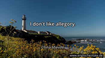 Englisches Zitat von China Mieville als Bild