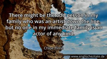 Englisches Zitat von Chloe Pirrie als Bild