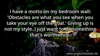 Englisches Zitat von Chris Burke als Bild