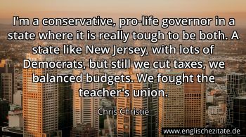 Englisches Zitat von Chris Christie als Bild