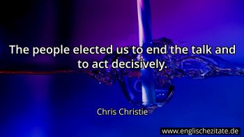 Englisches Zitat von Chris Christie als Bild