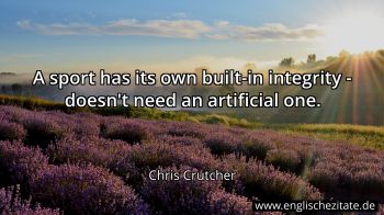 Englisches Zitat von Chris Crutcher als Bild