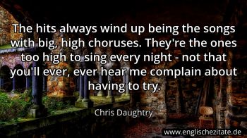 Englisches Zitat von Chris Daughtry als Bild