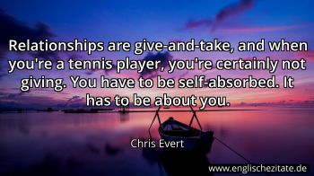 Englisches Zitat von Chris Evert als Bild