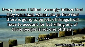 Englisches Zitat von Chris Kyle als Bild