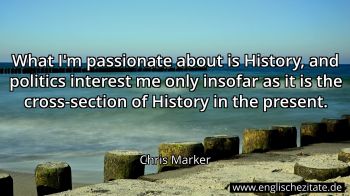 Englisches Zitat von Chris Marker als Bild