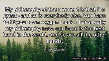Englisches Zitat von Chris Martin als Bild