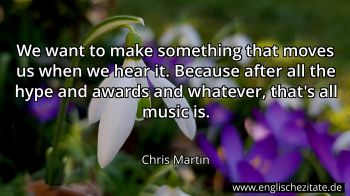 Englisches Zitat von Chris Martin als Bild