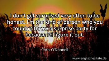 Englisches Zitat von Chris O'Donnell als Bild