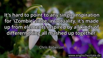 Englisches Zitat von Chris Roberson als Bild