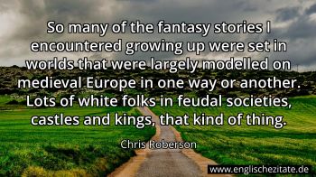 Englisches Zitat von Chris Roberson als Bild