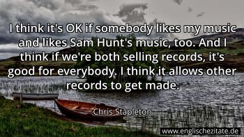 Englisches Zitat von Chris Stapleton als Bild