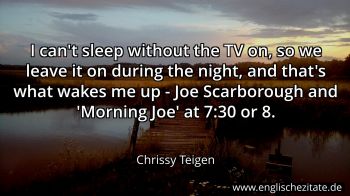 Englisches Zitat von Chrissy Teigen als Bild