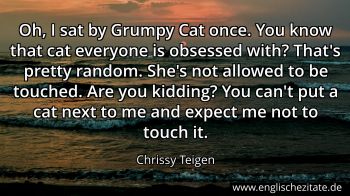 Englisches Zitat von Chrissy Teigen als Bild