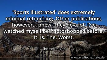 Englisches Zitat von Chrissy Teigen als Bild
