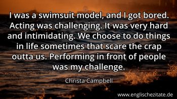 Englisches Zitat von Christa Campbell als Bild