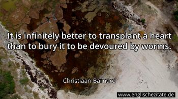 Englisches Zitat von Christiaan Barnard als Bild