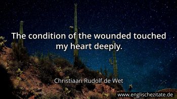 Englisches Zitat von Christiaan Rudolf de Wet als Bild