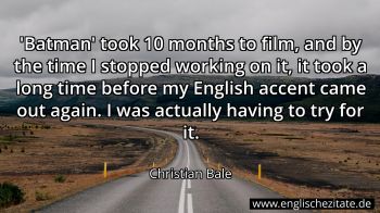 Englisches Zitat von Christian Bale als Bild