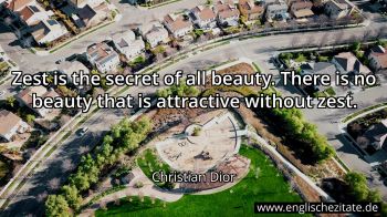 Englisches Zitat von Christian Dior als Bild