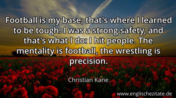 Englisches Zitat von Christian Kane als Bild