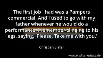 Englisches Zitat von Christian Slater als Bild