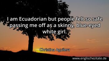 Englisches Zitat von Christina Aguilera als Bild