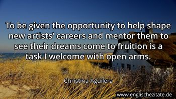 Englisches Zitat von Christina Aguilera als Bild