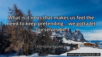 Englisches Zitat von Christina Aguilera als Bild