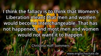 Englisches Zitat von Christina Hoff Sommers als Bild