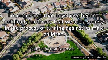 Englisches Zitat von Christina Hoff Sommers als Bild