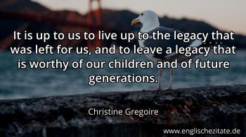 Englisches Zitat von Christine Gregoire als Bild