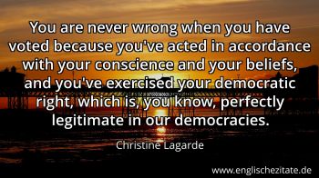 Englisches Zitat von Christine Lagarde als Bild