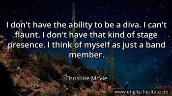 Englisches Zitat von Christine McVie als Bild