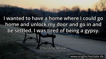 Englisches Zitat von Christine McVie als Bild