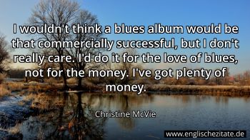 Englisches Zitat von Christine McVie als Bild