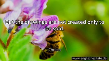 Englisches Zitat von Christo als Bild