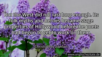 Englisches Zitat von Christopher Dawson als Bild