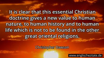 Englisches Zitat von Christopher Dawson als Bild