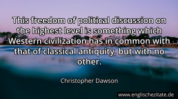 Englisches Zitat von Christopher Dawson als Bild