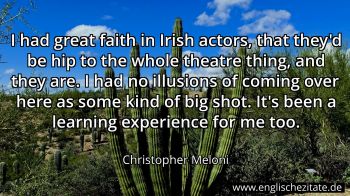Englisches Zitat von Christopher Meloni als Bild