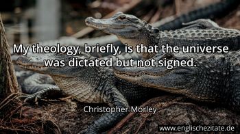 Englisches Zitat von Christopher Morley als Bild