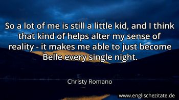 Englisches Zitat von Christy Romano als Bild
