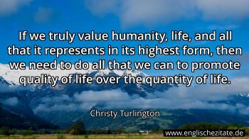 Englisches Zitat von Christy Turlington als Bild