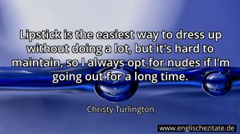 Englisches Zitat von Christy Turlington als Bild