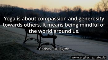 Englisches Zitat von Christy Turlington als Bild