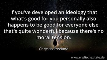 Englisches Zitat von Chrystia Freeland als Bild