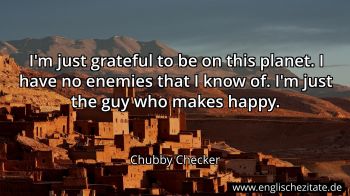 Englisches Zitat von Chubby Checker als Bild