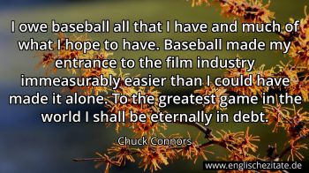 Englisches Zitat von Chuck Connors als Bild