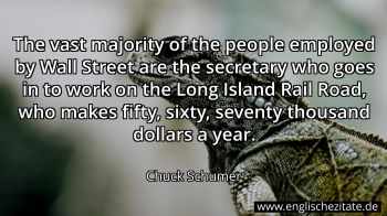 Englisches Zitat von Chuck Schumer als Bild